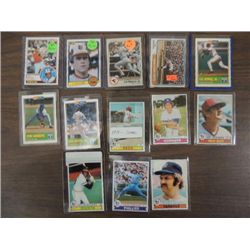 LOT 10 ASSORTED CARDS: 6 1979 TOPPS STAR BASEBALL