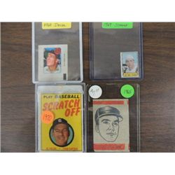 LOT 4 1969 BASEBALL DECAL & STAMP, 1965 TRANSFER