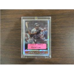 2003 TOPPS #1 REFRACTOR BASEBALL CARD WILLIE MAYS