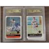Image 1 : LOT 2 GRADED BASEBALL CARDS: 2000 JUST #044