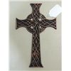 Image 1 : 11.5"L COPPER & BLACK TONE DIE CAST IRON CROSS