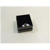 Image 2 : LADY'S RING SILVER TONE 3 CUBIC ZIRCONIA. SIZE 10