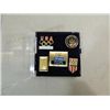 Image 1 : LOT 5 1992 GOLD TONE USA OLYMPIC SPONSOR PINS