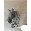 Image 2 : CAST IRON WALL MOUNT HORSE HEAD TIE OFF