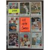 Image 1 : LOT 44 ASSORTED 1973 TOPPS BASEBALL PLAYER CARDS