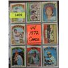 Image 1 : LOT 44 ASSORTED 1972 TOPPS BASEBALL PLAYER CARDS