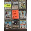 Image 1 : LOT 44 ASSORTED 1971 TOPPS BASEBALL PLAYER CARDS