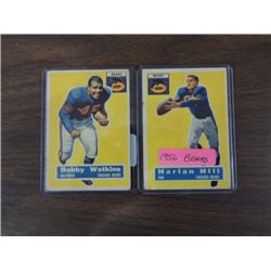 LOT 2 1956 TOPPS CHICAGO BEARS FOOTBALL CARDS: #59