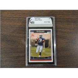 2006 TOPPS #353 GRADED FOOTBALL CARD VINCE YOUNG
