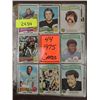 Image 1 : LOT 44 ASSORTED 1975 TOPPS FOOTBALL PLAYER CARDS