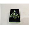 Image 1 : MURANGO STYLE GREEN & BLACK GLASS EARRINGS &