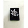 Image 1 : MURANO STYLE WHITE & BLACK GLASS EARRING & NECKLAC