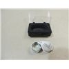 Image 1 : SILVER TONE TRIPLET 30X - 21MM LOUPE IN CASE