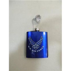 7OZ STEEL METAL U.S. AIR FORCE WHISKEY FLASK