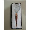Image 1 : MURANO STYLE GOLD & SILVER GLASS MAGNIFYING GLASS