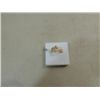 Image 2 : 14KT GOLD EP DIAMOND CUBIC ZIRCONIA LADYS RING