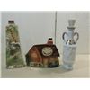 Image 1 : LOT 3 VINTAGE JIM BEAM WHISKEY CERMAIC DECANTERS: