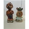 Image 1 : LOT 2 VINTAGE JIM BEAM WHISKEY CERAMIC DECANTERS: