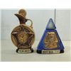 Image 1 : LOT 2 VINTAGE JIM BEAM WHISKEY CERAMIC DECANTER: