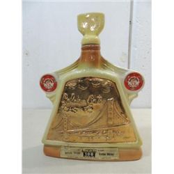 1970 VINTAGE JIM BEAM WHISKEY CERAMIC DECANTER: