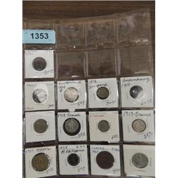 LOT 33 1863 TO CURRENT FOREIGN COINS, SOME SILVER