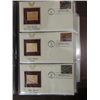 Image 4 : LOT 15 2003 22KT GOLD REPLICAS OF US POSTAGE ON