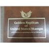 Image 2 : LOT 66 2002-03 22KT GOLD REPLICAS OF US POSTAGE ON