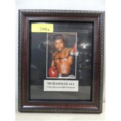 10X12 BOXING PHOTO AUTOGRAPH MUHAMMAD ALI COA