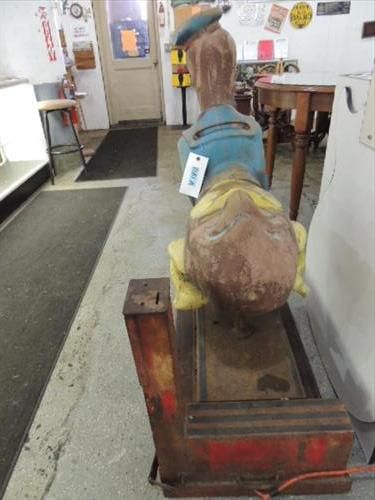 VINTAGE 1950S DONALD DUCK COIN OPERATE KIDDIE RIDE