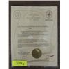 Image 3 : RARE OFFICIAL N.L. BASEBALL AUTOGRAPH MEL OTT COA