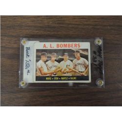 1964 TOPPS #331 BASEBALL A.L. BOMBERS CARD