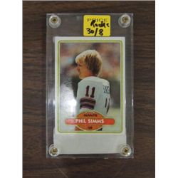 1980 TOPPS #225 FOOTBALL ROOKIE CARD PHIL SIMMS