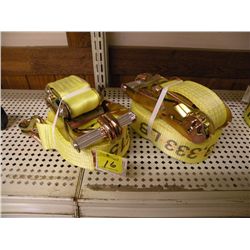 Pair of ratchet straps -New