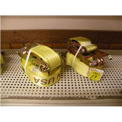 Pair of ratchet straps -New