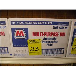 12 qts Marathon multi-purpose auto transmission fluid -New