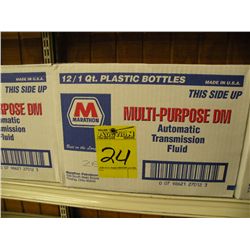 12 qts Marathon multi-purpose auto transmission fluid -New