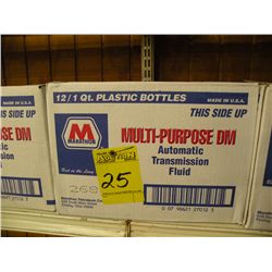 12 qts Marathon multi-purpose auto transmission fluid -New