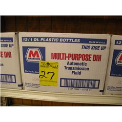 12 qts Marathon multi-purpose auto transmission fluid -New
