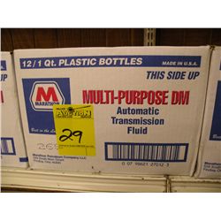 12 qts Marathon multi-purpose auto transmission fluid -New