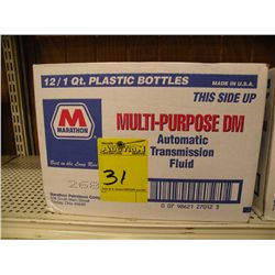 12 qts Marathon multi-purpose auto transmission fluid -New