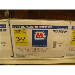 12 qts Marathon multi power 15W40 motor oil -New