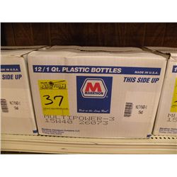 12 qts Marathon multi power 15W40 motor oil -New