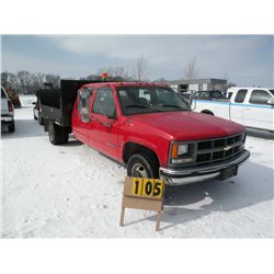 1996 Chev 3500 -City Owned  1GCHC33R7TF016591