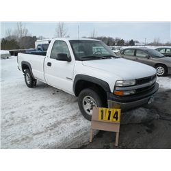 2001 Chev 2500 2x4 1GCGC24U11Z301677