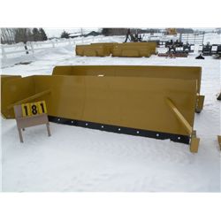10 ft pusher for wheel loader w/metal cutting edge -New
