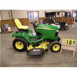 John Deere X585 4WD w/62" deck, 764 hours M0X585C010192