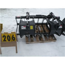 Twin cylinder 72" brush grapple -New