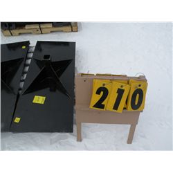 Skid loader receiver plate -New