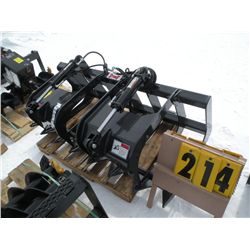 Stout twin cylinder 66" brush grapple -New