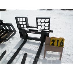 Stout 48" HD walk-thru pallet forks -New